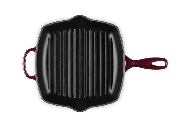 Cast Iron Signature Square Skillet GrillGarnet image number 4